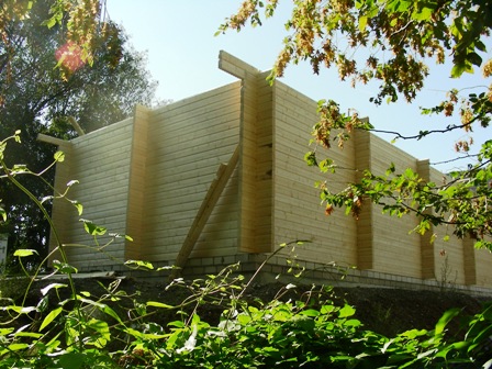 14 - Baubeginn Außensauna