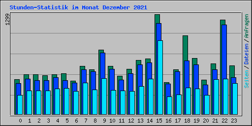 Stunden-Statistik im Monat Dezember 2021
